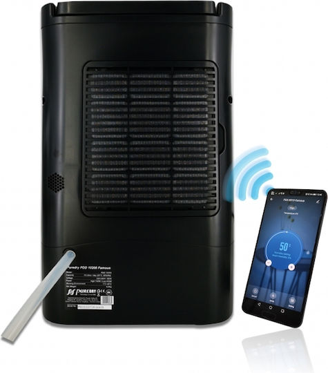Puredry PDDW 12200 Famous Dehumidifier Zeolite with Ionizer and Wi-Fi 12lt Black