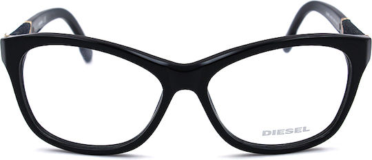 Diesel Rame Ochelari Pentru Femei Din Acetat Negru DL5085-001