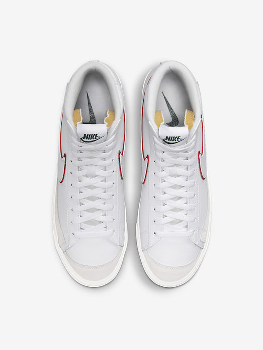 Blazer Mid '77 Herren Stiefel White / University Red