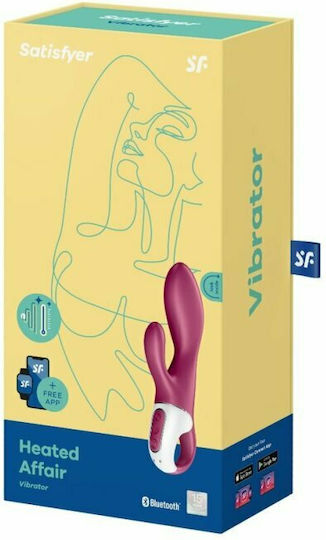 Satisfyer Heated Affair Δονητής Rabbit 20.5cm Μωβ