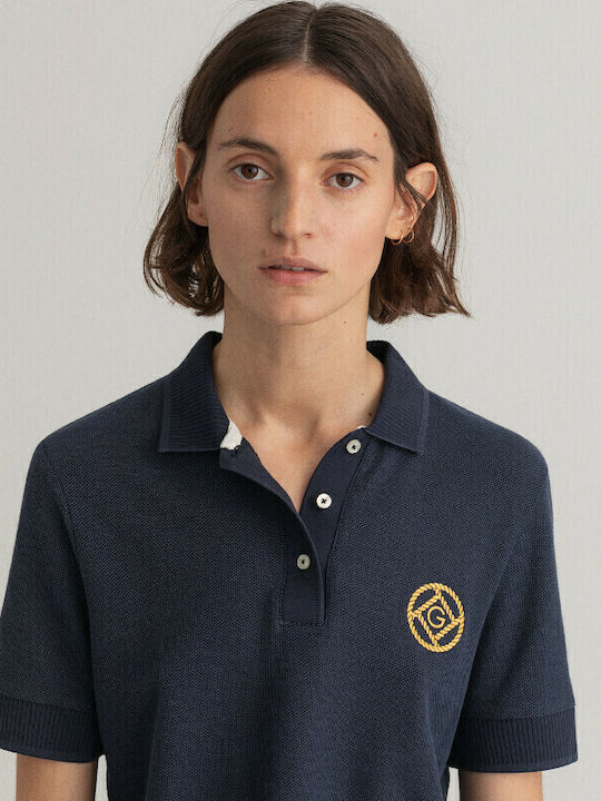 Γυναικεία Polo Μπλούζα Κοντομάνικη Diamont Blue