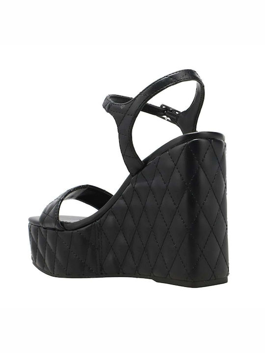 Nila 3 Platforme dama Negre