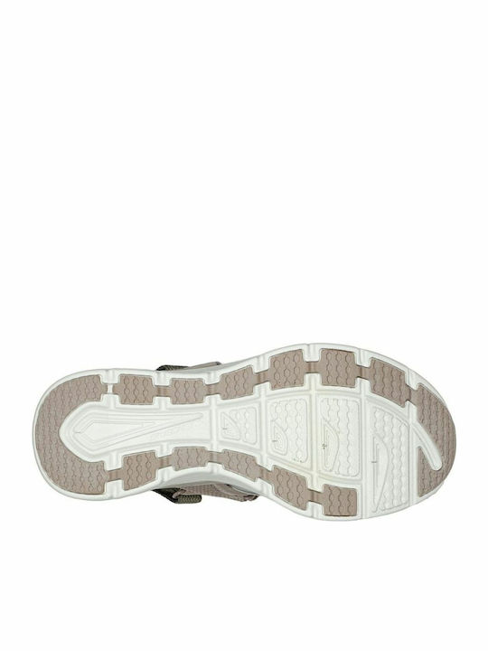 D'Lux Walker Sandale Casual Damă Anatomici Sporty Flatforme Bej