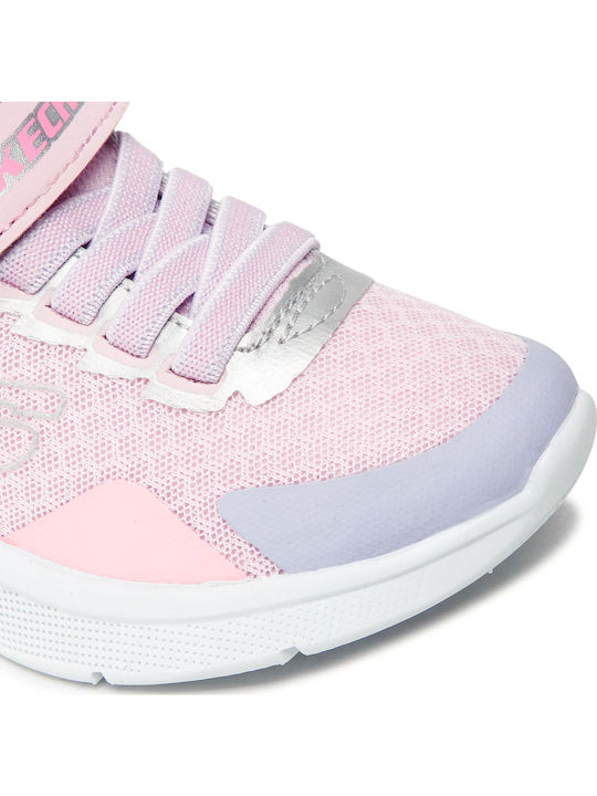 Microspec Kinder Sneakers mit Klettverschluss Rosa