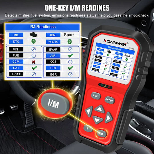Konnwei Car Diagnostics Digital Tool OBD 2