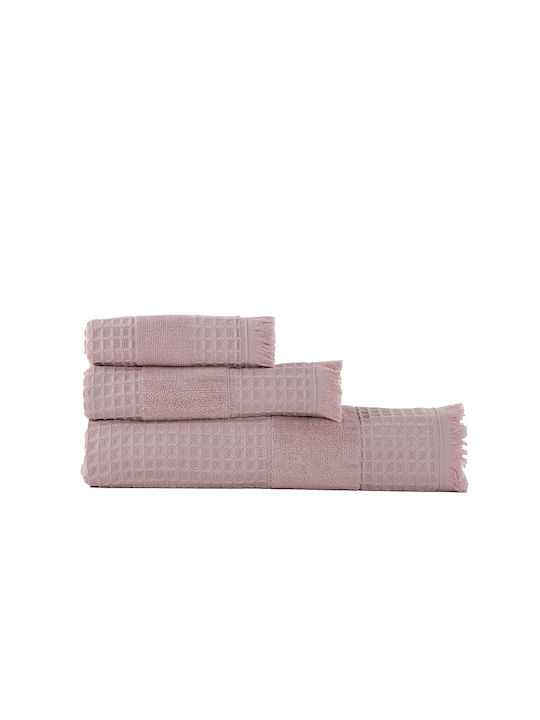 Nef-Nef Homeware Bath Towel Touch 030594 70x140cm. Mauve Weight 330gr/m²