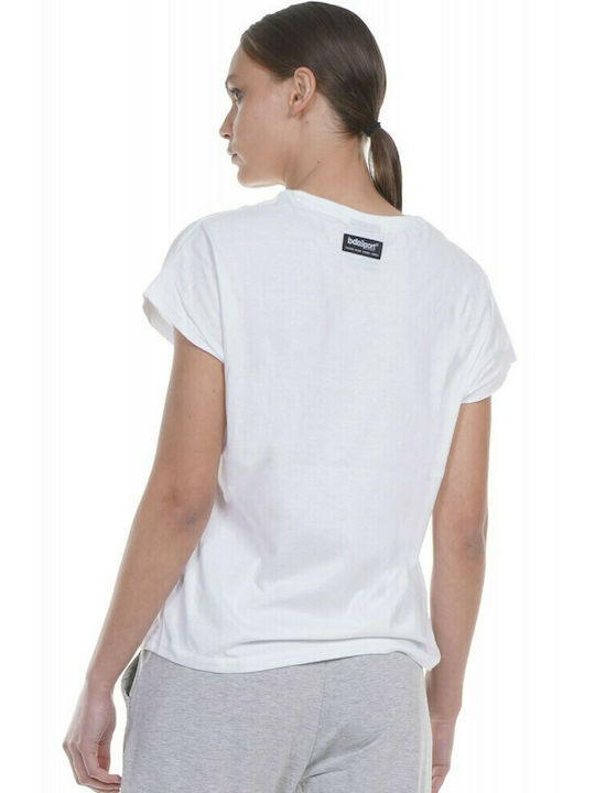 Body Action Damen Sport T-Shirt Weiß