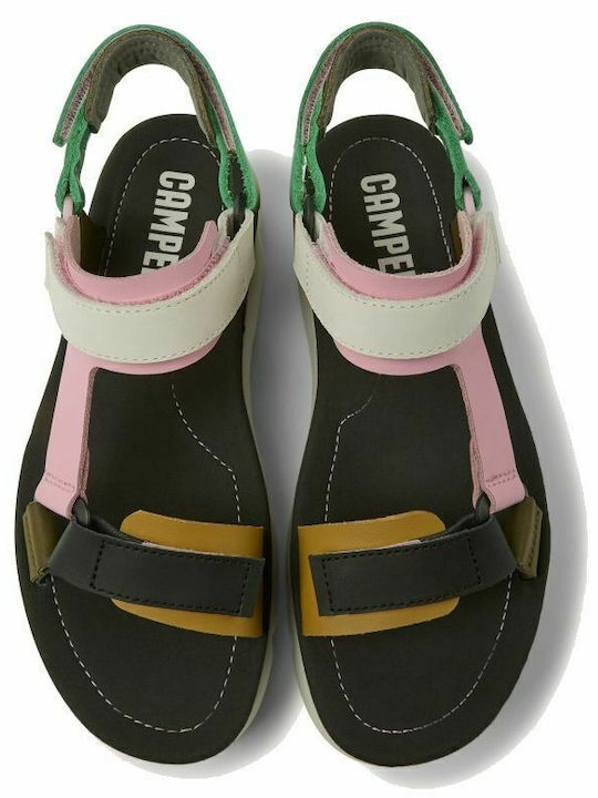 Oruga Up Δερμάτινα Γυναικεία Σανδάλια Sporty Flatforms