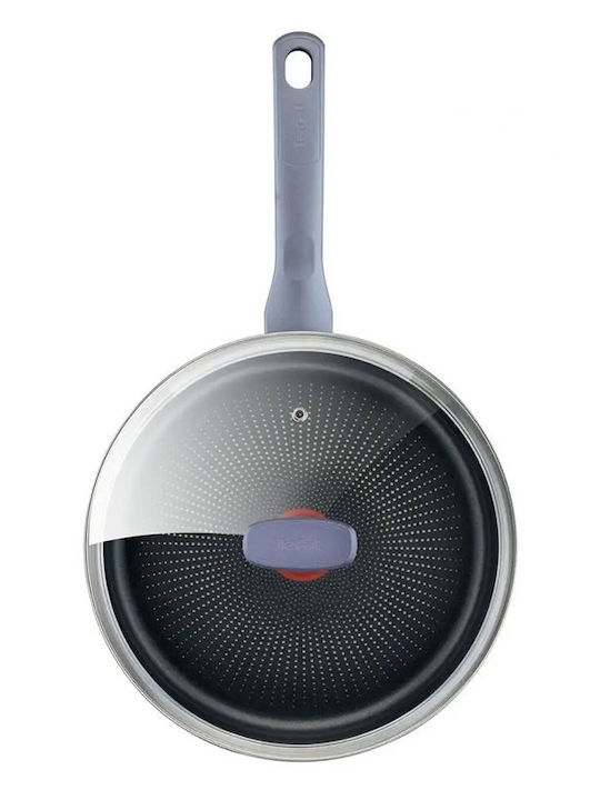 Tefal Daily Cook Σωτέζα από Ανοξείδωτο Ατσάλι Με Καπάκι με Αντικολλητική Επίστρωση 24cm