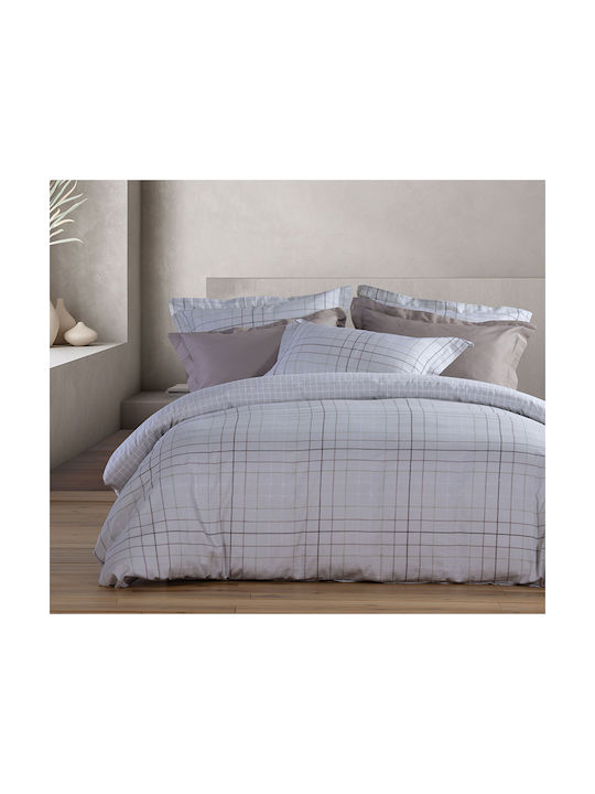 Nef-Nef Homeware Roderick Μαξιλαροθήκη Oxford 52x72εκ. Grey