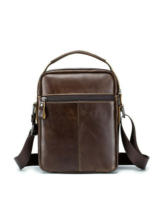 Leather Men's Bag Shoulder / Crossbody Brown