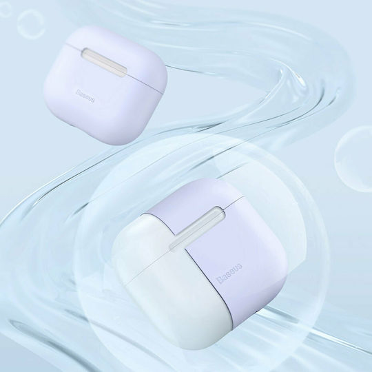 Baseus Super Thin Калъф в Бял цвят за Apple AirPods 3