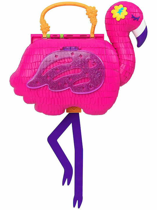 Polly Pocket Flamingo Pinata Easter Candle with Toys for 4+ Years Mattel