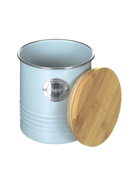 Typhoon Sugar Jar with Metal Blue Lid 1000ml 1 Piece