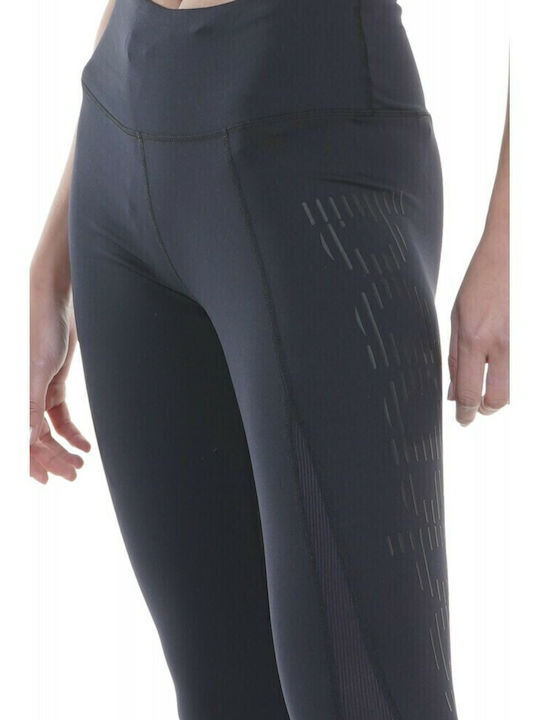 Schulung Frauen Gekürzt Leggings Hochgeschnitten Schwarz
