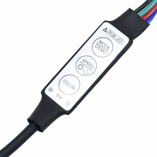Έπιπλο Τηλεόρασης με Φωτισμό LED Sonoma Δρυς Μ90xΠ35xΥ40cm