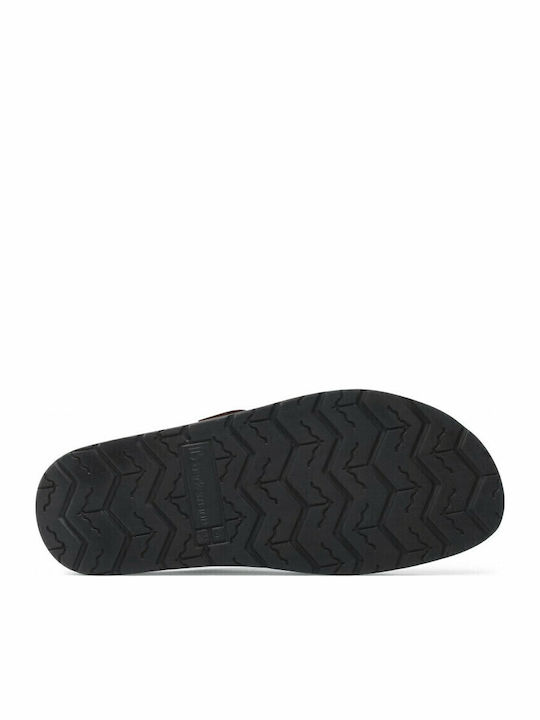 Adam Leder Herrensandalen in Braun Farbe