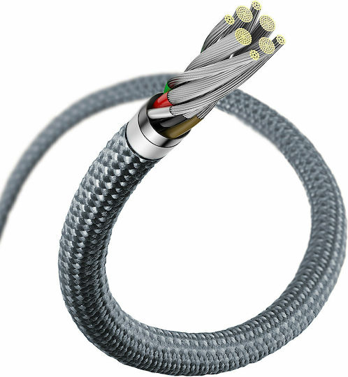 Baseus IPhone Braided USB-C to Lightning Cable 20W Gray 1m (CALD000016)