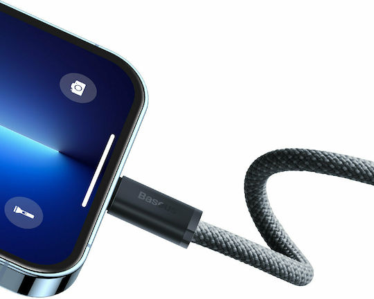 Baseus IPhone Braided USB-C to Lightning Cable 20W Gray 1m (CALD000016)
