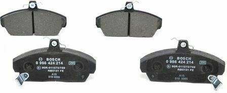 Bosch Σετ Τακάκια Εμπρός 2τμχ για GMC Safari Honda Civic Rover 200 Honda / Lotus / Mg / Rover