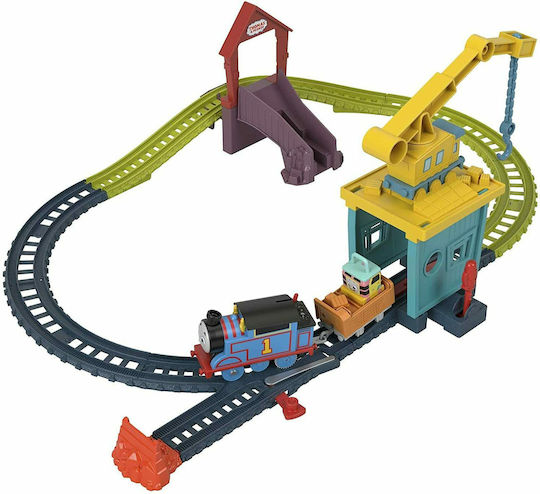 Toy Candle Thomas & Friends Track & Repair Station with Carly & Sandy for 3+ Years Fisher Price