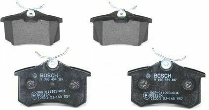 Bosch Σετ Τακάκια Πίσω 2τμχ για Audi A4 / A6 Renault Clio / Fluence Renault / Vw
