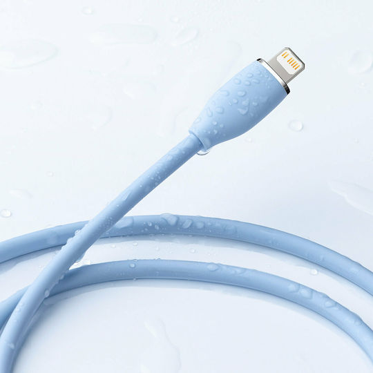 Baseus Jelly Liquid Silica Gel USB-C to Lightning Cable 20W Blue 1.2m (CAGD020003)