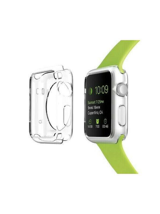 Spigen Liquid Crystal Θήκη Σιλικόνης σε Διάφανο χρώμα για το Apple Watch 45mm