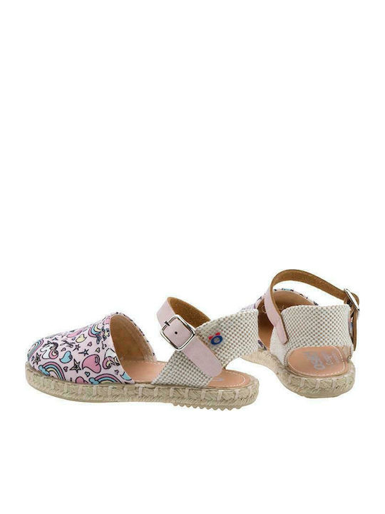 Espadrile pentru Copii cu închidere metalică reglabilă Roz
