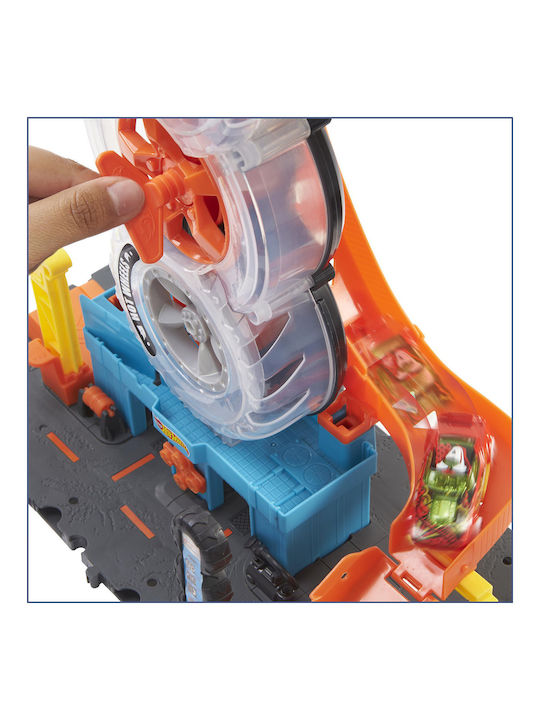 Παιχνιδολαμπάδα Super Twist Tire Shop για 4+ Ετών Hot Wheels