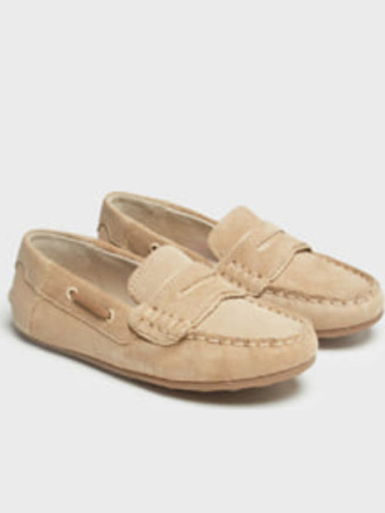 Suede Slip-On Moccasins Brown