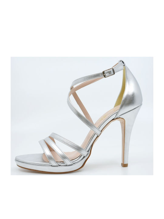 il mio women's high heel sandal silver 1953 Silver