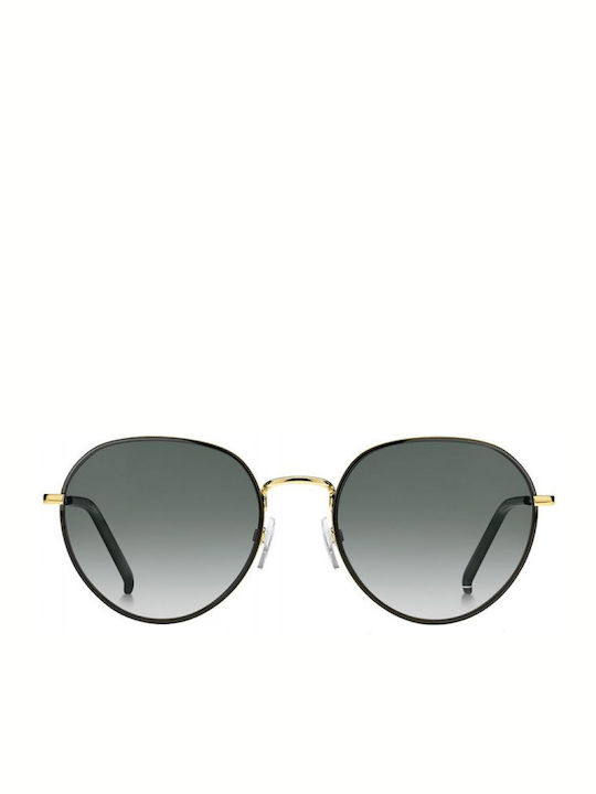 Tommy Hilfiger Women's Sunglasses with Gold Metal Frame and Green Gradient Lens TH1711/S RHL