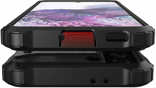 Hurtel Hybrid Armor Back Cover Plastic Black (Galaxy S22+)