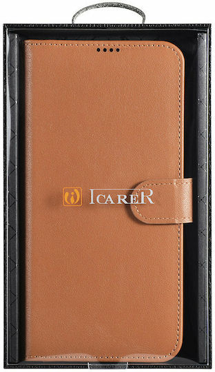 iCarer Haitang Wallet Δερμάτινο Καφέ (Galaxy S22+ 5G)