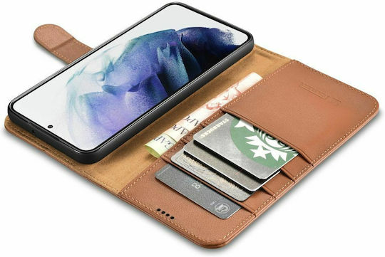 iCarer Haitang Wallet Δερμάτινο Καφέ (Galaxy S22+ 5G)