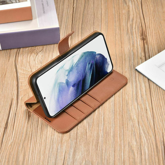 iCarer Haitang Wallet Δερμάτινο Καφέ (Galaxy S22+ 5G)