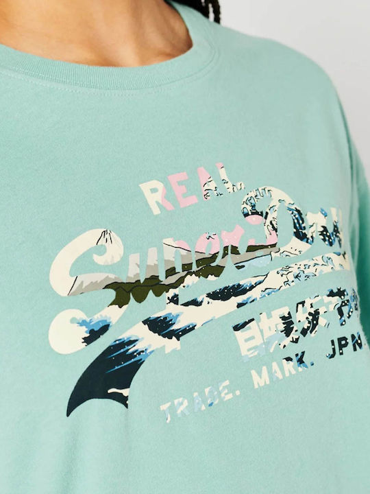 Γυναικείο Αθλητικό T-shirt Τιρκουάζ