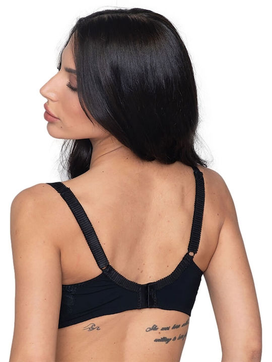 Melody Bra without Padding Underwire Black