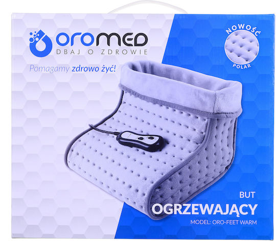 Oromed Heating Boots Pillow Massage for the Legs with Heating Function Gray
