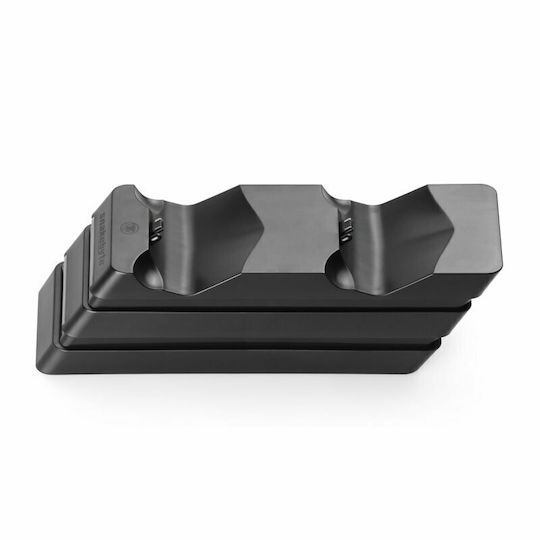 Snakebyte Twin:Charge 4 Зарядна станция за 2 контролера PS4 с LED осветление Черен