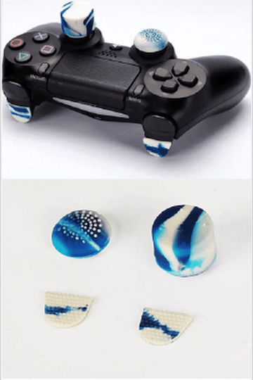 Gioteck Thumb Grips Χειριστηρίου για PS4 σε Μαύρο χρώμα