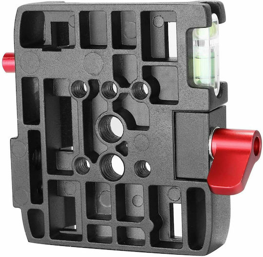 Neewer Professional Aluminum Alloy Quick Shoe Plate Adapter Red
