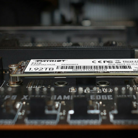 Patriot P310 SSD 1.9TB M.2 Type with PCI Express 3.0 Connection