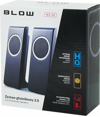 Blow MS-22 2.0 Speakers 6W Black