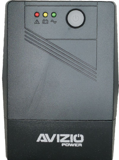 A-LAN Alantec UPS Line-Interactive 1000VA 600W με 2 Schuko Πρίζες