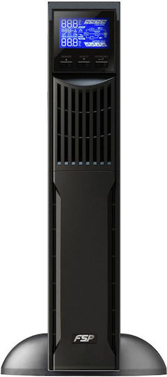 FSP/Fortron Champ Rack UPS On-Line 2000VA 1800W with 3 Schuko AC Outlets