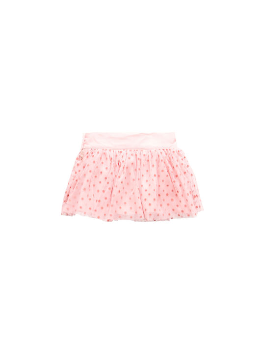 Boboli Kids Tulle Tutu Skirt Polka Dot Pink