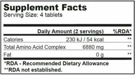 Biotech USA Mega Amino 3200 6400mg 500 Ταμπλέτες
