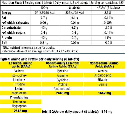 Biotech USA Mega Amino 3200 6400mg 100 tabs